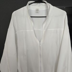 PINK Victoria's Secret White Bomber Jacket